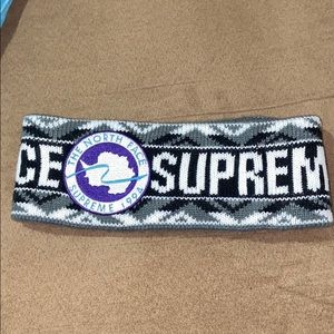 The North Face Supreme Headband Black Grey White